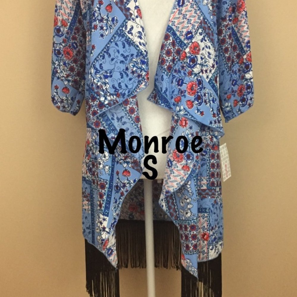 LuLaRoe Monroe Cover Up/Kimono brand new with tags